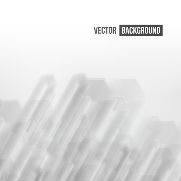 Vector Abstract geometric shape from gray cubes.  - Vecteur, image