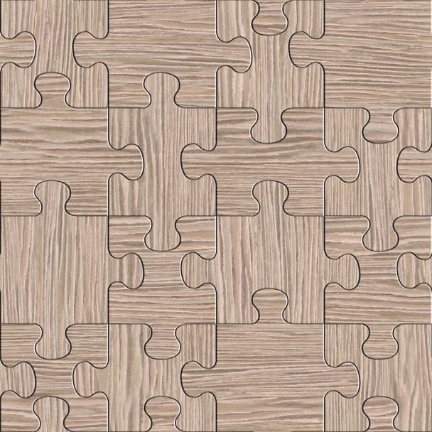 Dřevěné puzzle dohromady pro bezešvé pozadí - zatracený Oak G - Fotografie, Obrázek