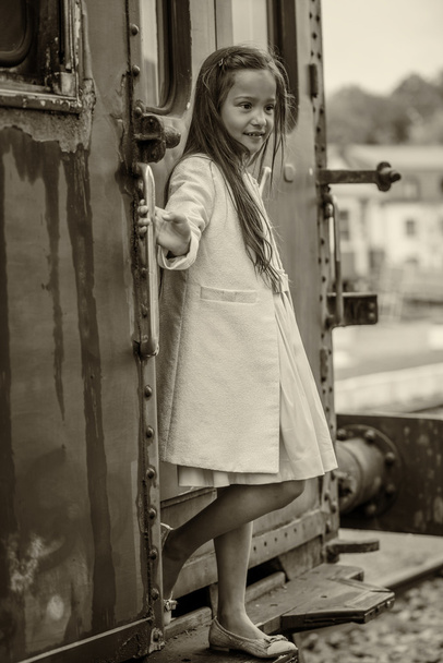 Thajská dívka vlaku - Fotografie, Obrázek