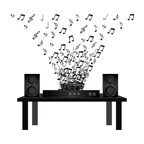 music player  - Vector, Image