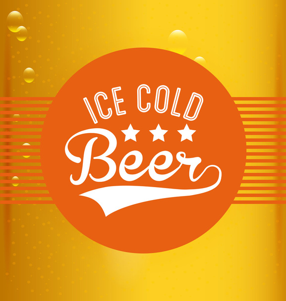 cold beer  - Vector, imagen