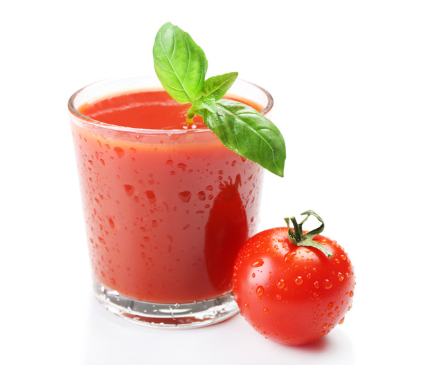 Glass of fresh tomato juice - Photo, image