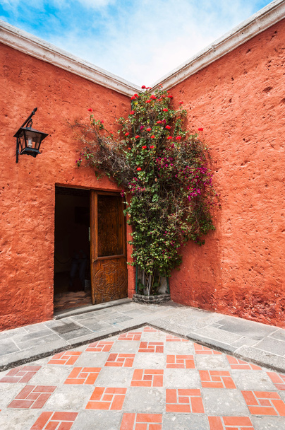 Старої іспанської колоніальної особняк, Арекіпа, Перу - Фото, зображення