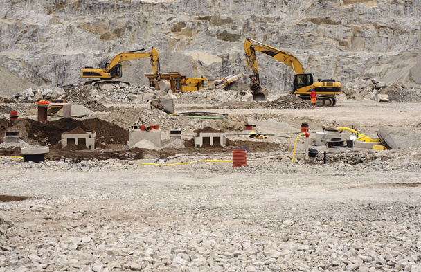 Área de construção rochosa
 - Foto, Imagem