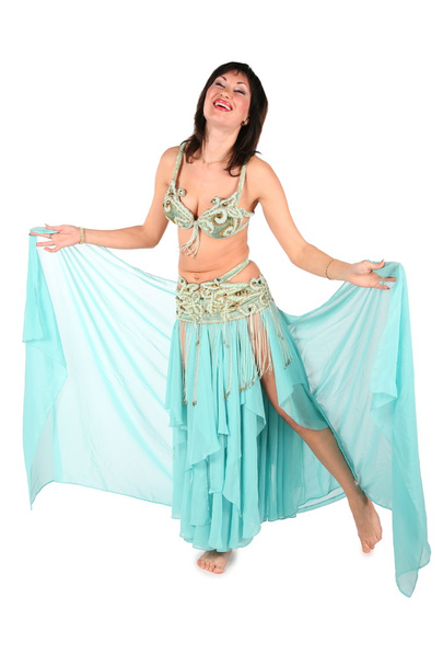 Bellydance woman laughing - Foto, afbeelding