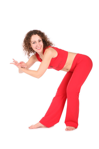 Yoga exercise in dance - Fotó, kép