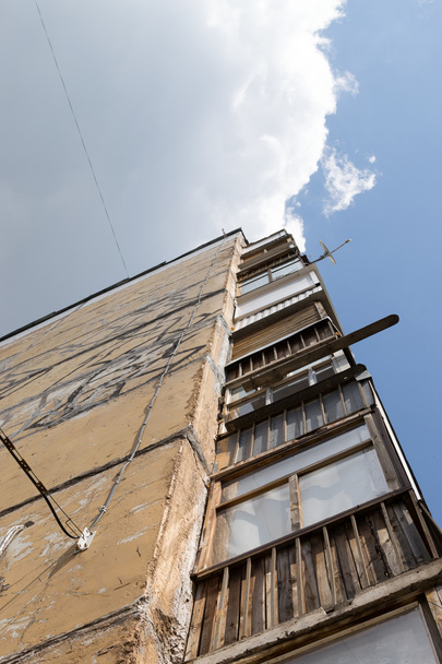 Russian Building Abstract and Sky - Foto, imagen
