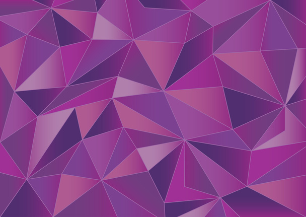 Abstract magenta driehoeken 3D-achtergrond - Vector, afbeelding