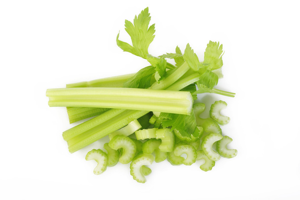 čerstvý celer, izolované na bílém  - Fotografie, Obrázek