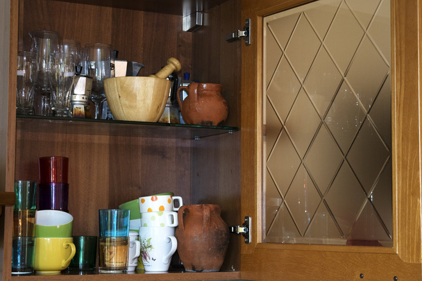 interior of a domestic cupboard - Photo, Image