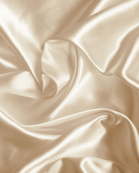 Smooth elegant golden silk - Foto, imagen