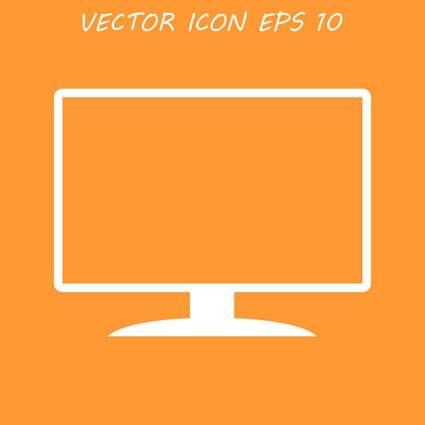Icono del monitor vectorial
 - Vector, imagen