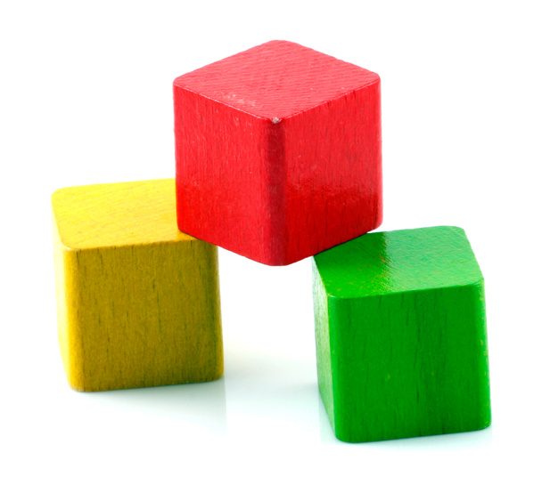 Wooden building blocks - Photo, Image