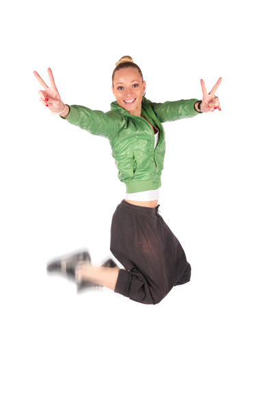 Hip-Hop girl jumping - Foto, immagini