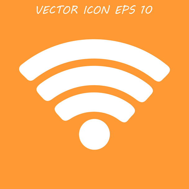 Ícone de rede Wi-Fi vetorial
 - Vetor, Imagem