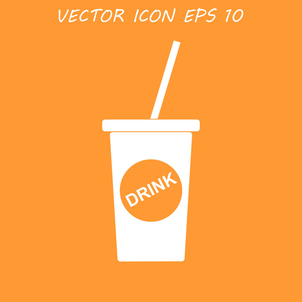 Soft drink icon - Vector, Image