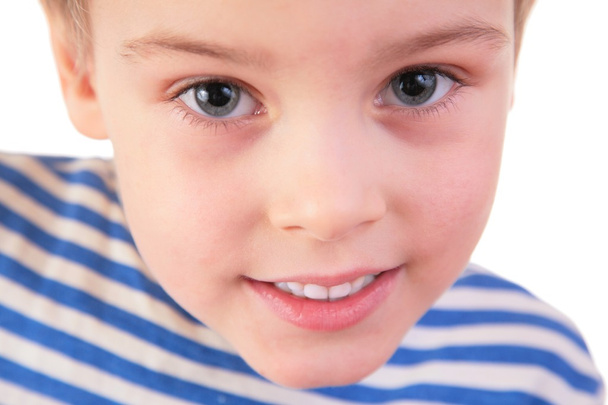 portret chłopca w kitel - Zdjęcie, obraz