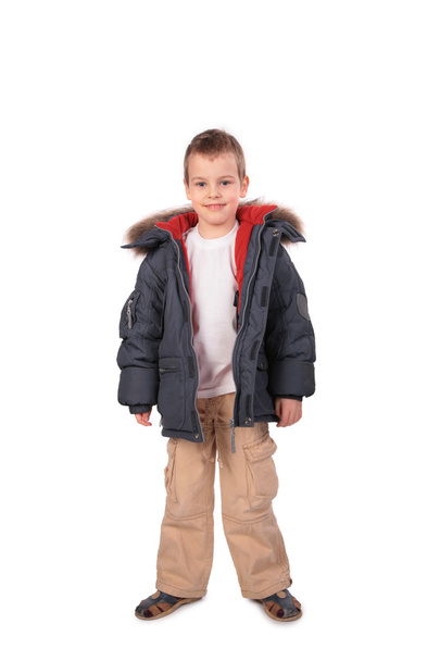Boy in winter clothes - Valokuva, kuva
