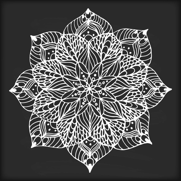 Flor de Mandala
  - Vector, Imagen
