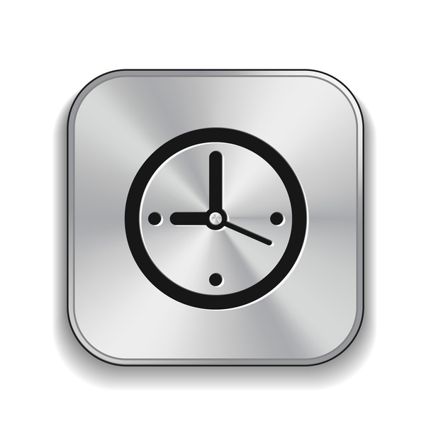 Pictograph of  clock icon - Вектор,изображение