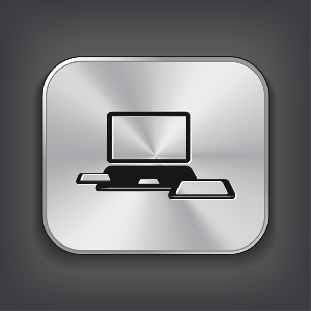 Pictograph of computer icon - Vetor, Imagem