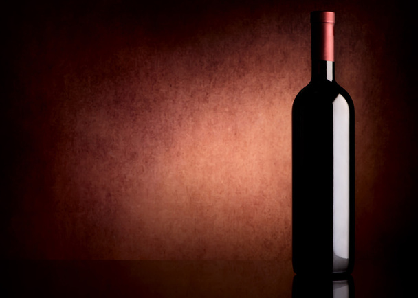 Bottle with wine - Photo, Image