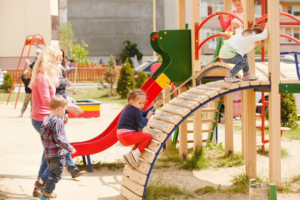 Children at the playground  - Photo, image