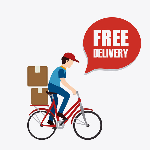 Delivery design. - Vector, Image
