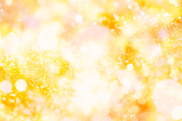 Праздничный элегантный абстрактный фон с боке огней и текстурой звезд - Фото, изображение