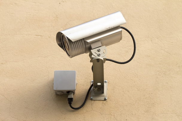 Beyaz arka plan üzerinde CCTV kameraları - Fotoğraf, Görsel