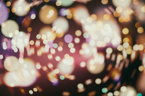 Fondo abstracto elegante festivo con luces bokeh y textura de estrellas - Foto, imagen