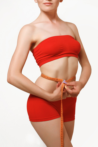 Medição da cintura
 - Foto, Imagem