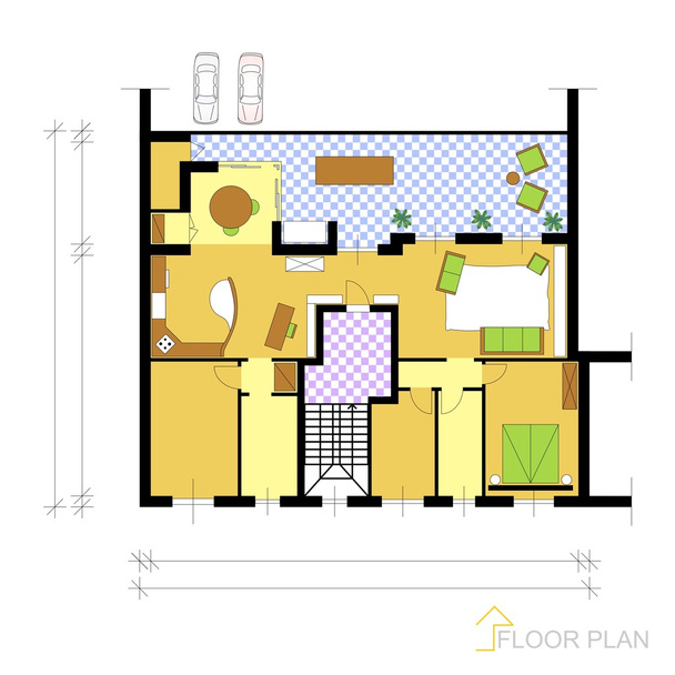 Plan d'étage
 - Vecteur, image