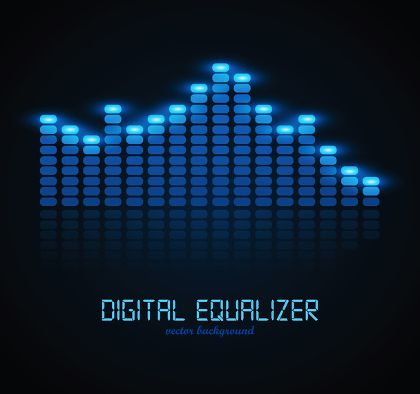 Digital Equalizer - Vektor, kép