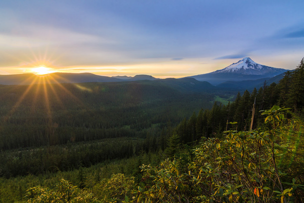 Belle vue du mont Hood en Oregon, États-Unis
 - Photo, image