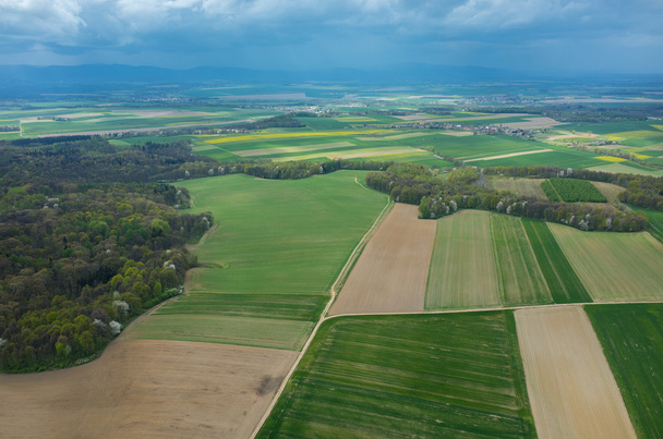Aerial view on a small village - Photo, Image