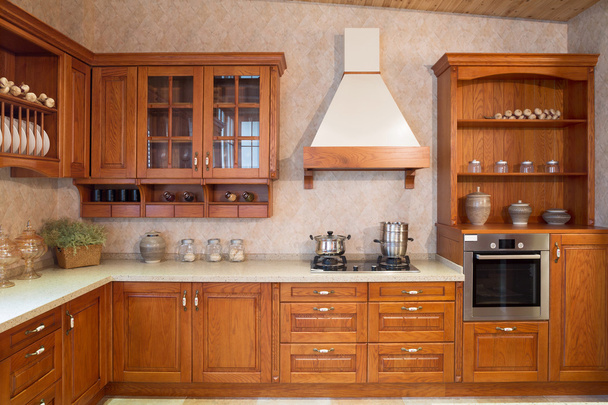 Modern kitchen interior and furnitures - Foto, immagini