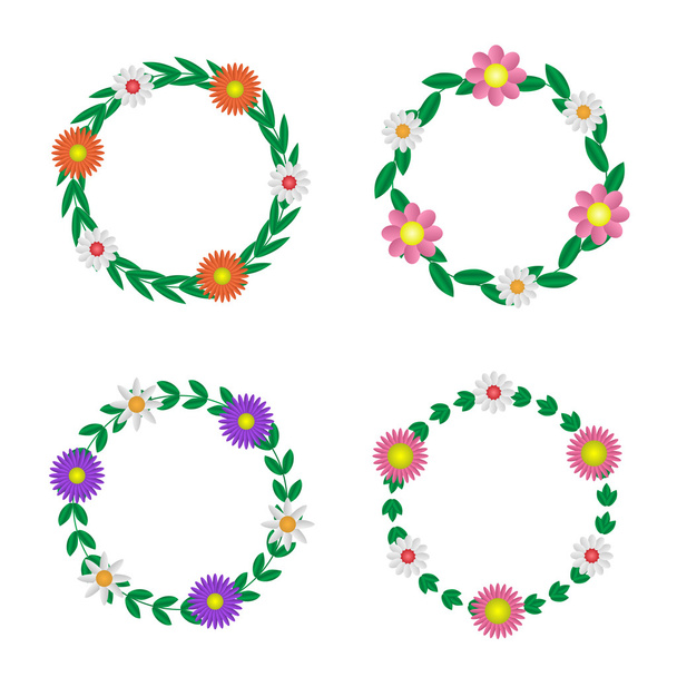 vector laurel wreaths - Вектор, зображення