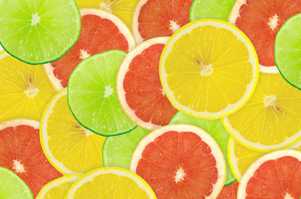 Abstract background of citrus slices - Fotografie, Obrázek