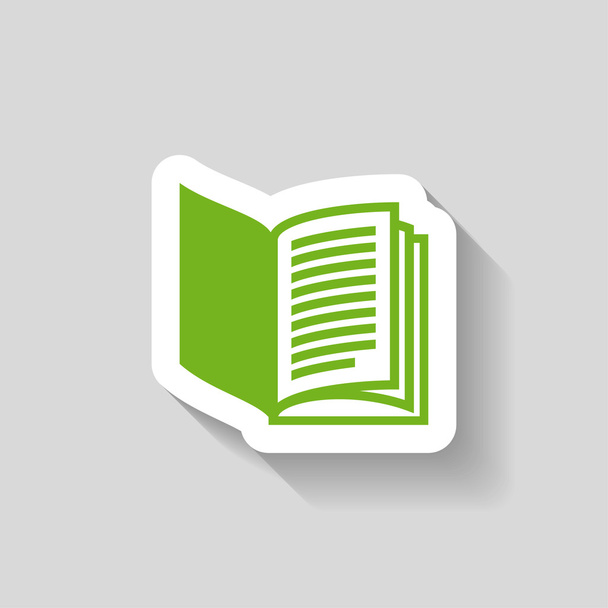 Pictograph of book icon - Vector, Image