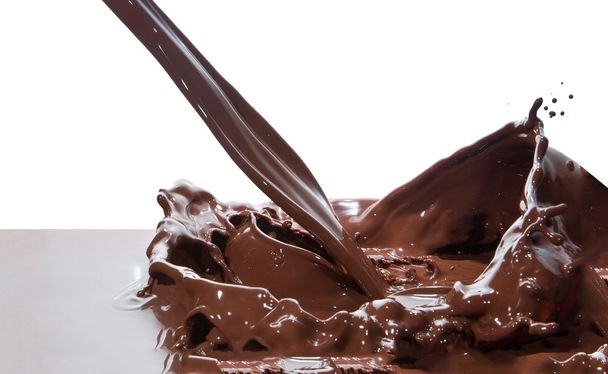 Verser du chocolat
 - Photo, image