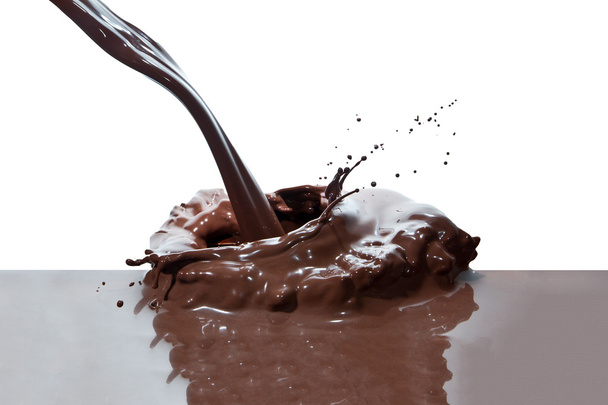 Verser du chocolat
 - Photo, image