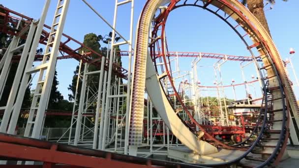 roller coaster - Footage, Video