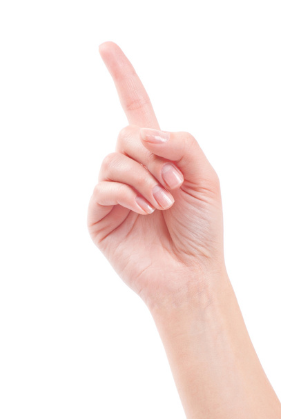 Hand with index finger - Фото, зображення