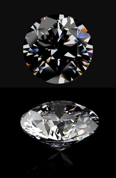 Dos diamantes de lujo
 - Foto, Imagen