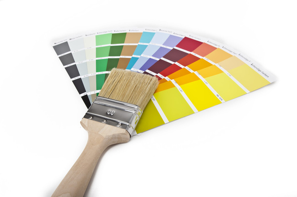 Farbe farbfjalá pinsel farbtopf renovieren heimwerker baumarkt
 - Foto, Imagen