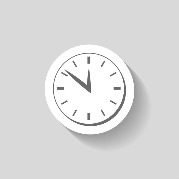 Pictograph of  clock icon - Vector, imagen