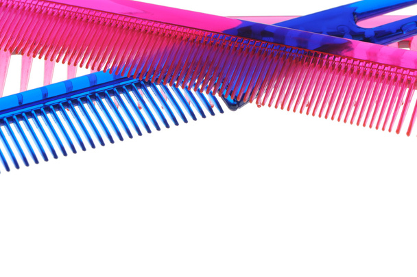 Set multi-coloured transparent combs - Fotografie, Obrázek
