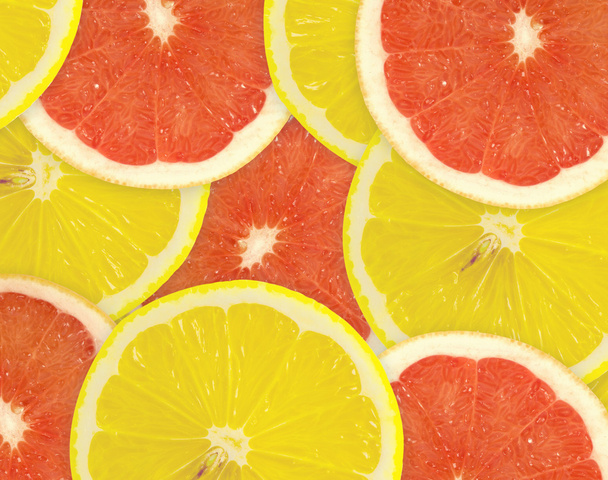 Abstract background of citrus slices - Фото, зображення