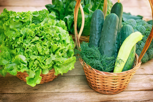 Taze sebze, organik gıda, sağlıklı gıda yakın çekim - Fotoğraf, Görsel